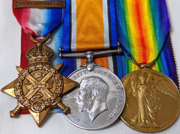 SUNK HMS CORNWALLIS WW1 1914 ROYAL NAVAL DIVISION MEDALS SS.102153 ALBERT WALLER DRAKE BATTALION - Image 3