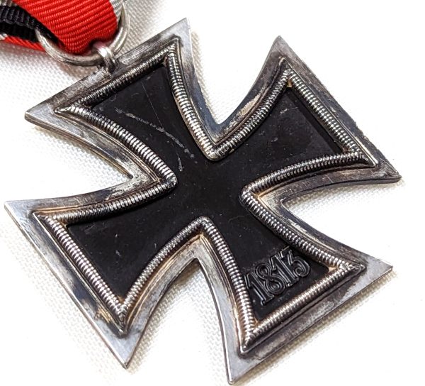 WW2 GERMAN IRON CROSS 2ND CLASS BY HERMANN AURICH, DRESDEN #113 - Image 5