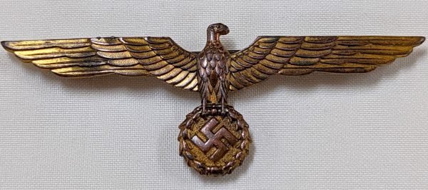 WW2 GERMAN KRIEGSMARINE OFFICERS' SUMMER UNIFORM BREAST EAGLE BADGE - Image 2