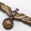 WW2 GERMAN KRIEGSMARINE OFFICER'S SUMMER UNIFORM BREAST EAGLE BADGE