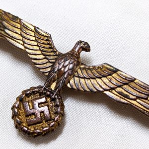 WW2 GERMAN KRIEGSMARINE OFFICER'S SUMMER UNIFORM BREAST EAGLE BADGE