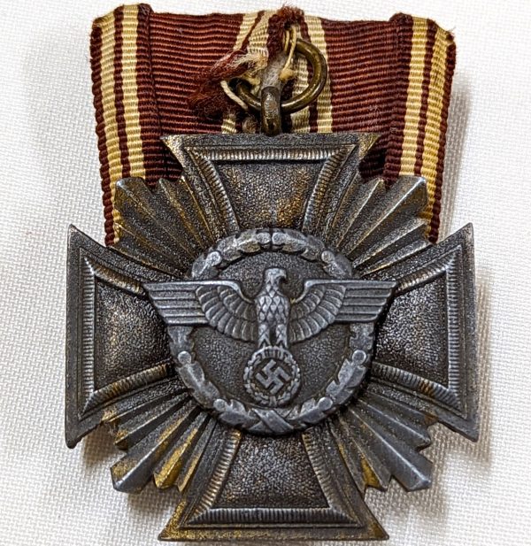 WW2 GERMAN N.S.D.A.P. NAZI PARTY 10 YEAR SERVICE CROSS PARADE MOUNTED