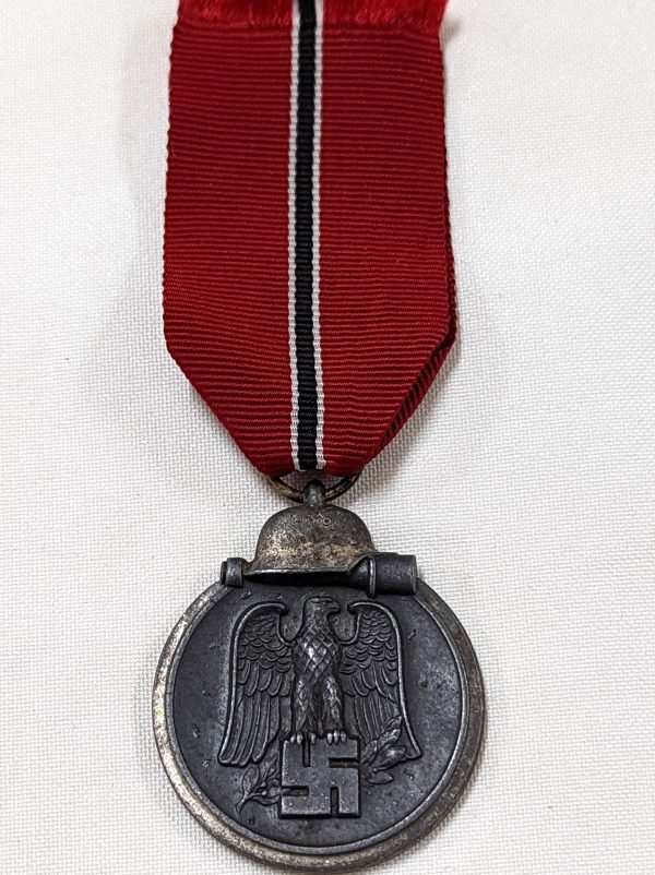 WW2 GERMAN NAZI RUSSIAN FRONT SERVICE MEDAL 1st TYPE by Ferdinand Hoffstätter, Bonn/Rhein - Image 2