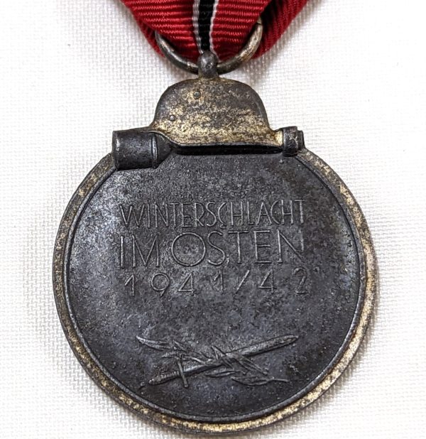 WW2 GERMAN NAZI RUSSIAN FRONT SERVICE MEDAL 1st TYPE by Ferdinand Hoffstätter, Bonn/Rhein - Image 3