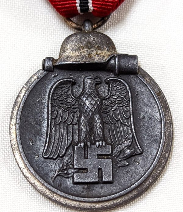 WW2 GERMAN NAZI RUSSIAN FRONT SERVICE MEDAL 1st TYPE by Ferdinand Hoffstätter, BonnRhein