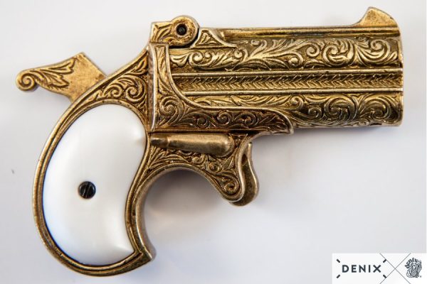 DENIX DERRINGER PISTOL USA 1866 DOUBLE BARREL