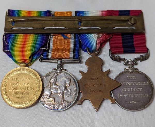 DIED WOUNDS 1918 WW1 DCM MEDALS 11663 JABEZ KENDALL WORCESTERSHIRE REGIMENT - Image 4