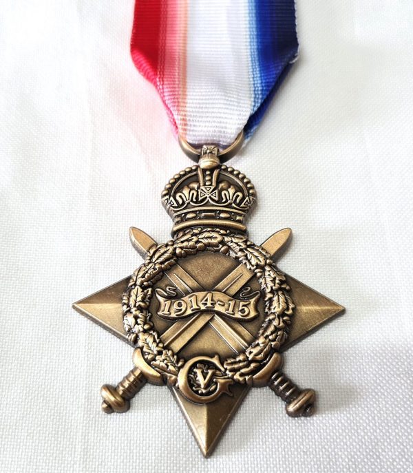 *WW1 1914-15 STAR MEDAL AUSTRALIAN ARMY NAVY REPLICA ANZAC GALLIPOLI - Image 2