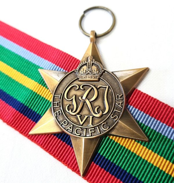 *WW2 PACIFIC STAR MEDAL AUSTRALIAN ARMY NAVY REPLICA ANZAC KOKODA SINGAPORE