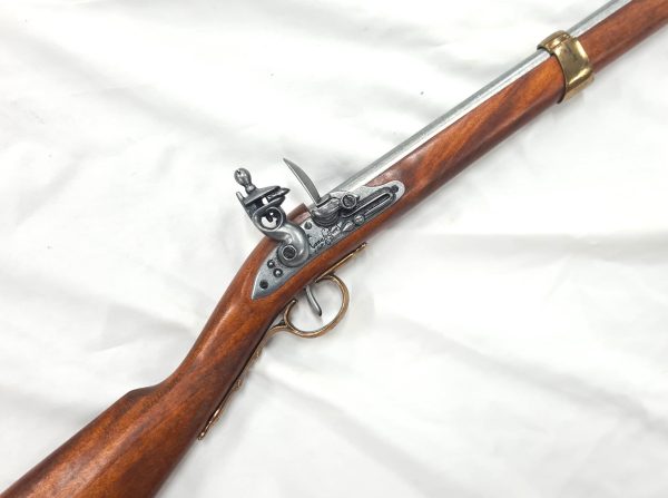 DENIX NAPOLEONIC FRENCH FLINTLOCK MUSKET WITH SOCKET BAYONET 1806 - Image 2