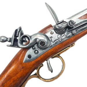 DENIX NAPOLEONIC FRENCH FLINTLOCK MUSKET WITH SOCKET BAYONET 1806