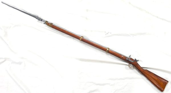 DENIX NAPOLEONIC FRENCH FLINTLOCK MUSKET WITH SOCKET BAYONET 1806 - Image 5