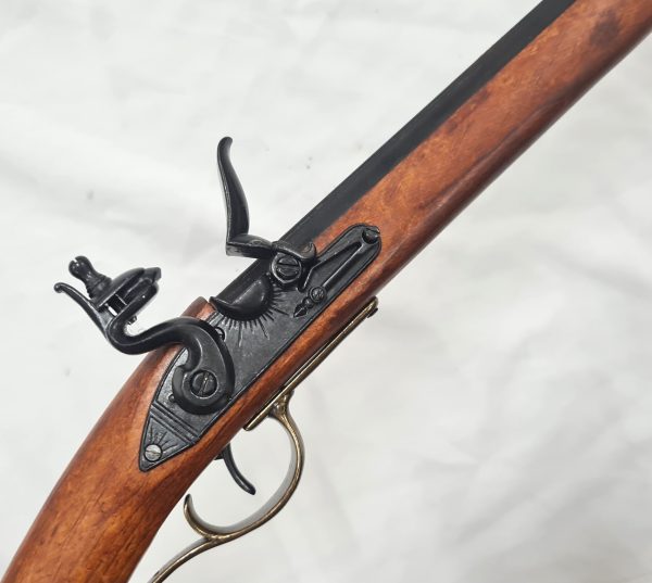 REPLICA AMERICAN 18TH KENTUCKY FLINTLOCK RIFLE MUSKET BY DENIX