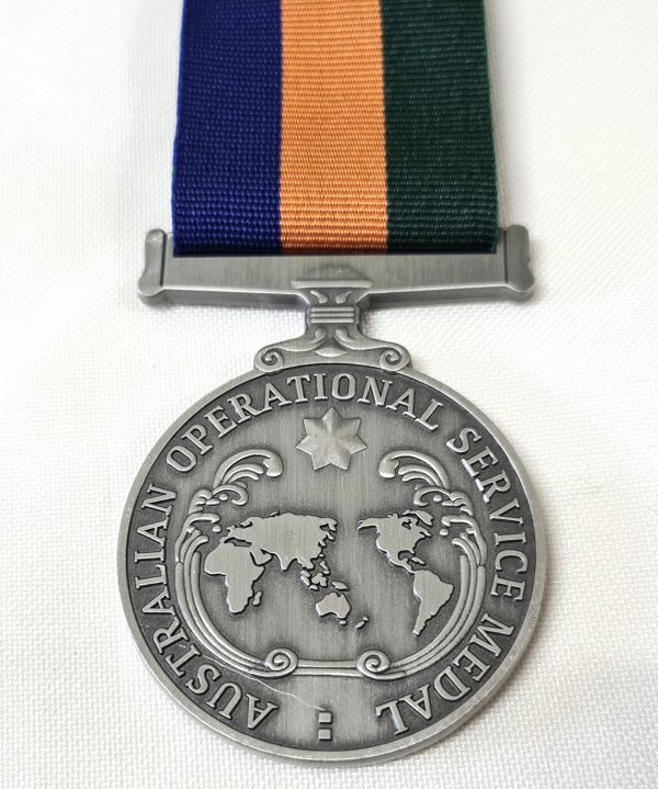 OPERATIONAL SERVICE MEDAL BORDER PROTECTION AUSTRALIAN ARMY NAVY AIR FORCE REPLICA - Image 3