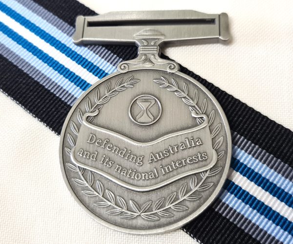 OPERATIONAL SERVICE MEDAL CT/SR AUSTRALIAN ARMY NAVY AIR FORCE REPLICA - Image 2