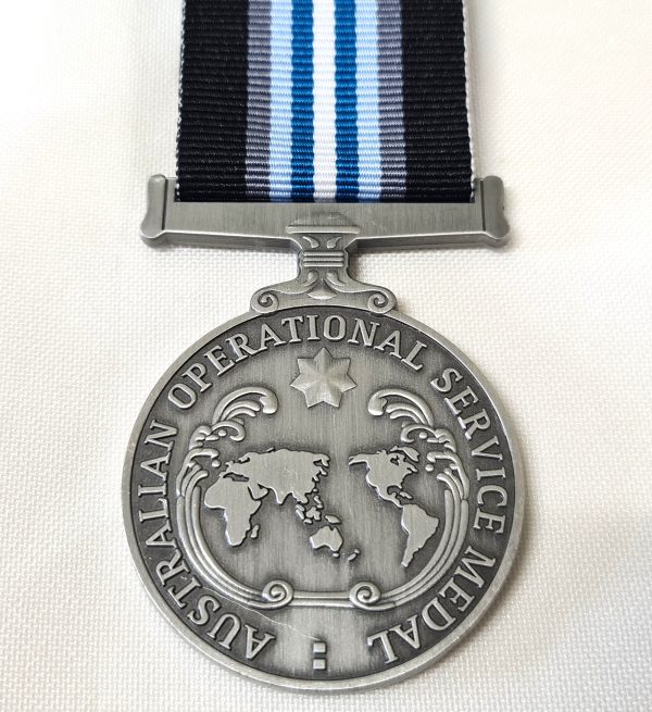 OPERATIONAL SERVICE MEDAL CT/SR AUSTRALIAN ARMY NAVY AIR FORCE REPLICA - Image 3