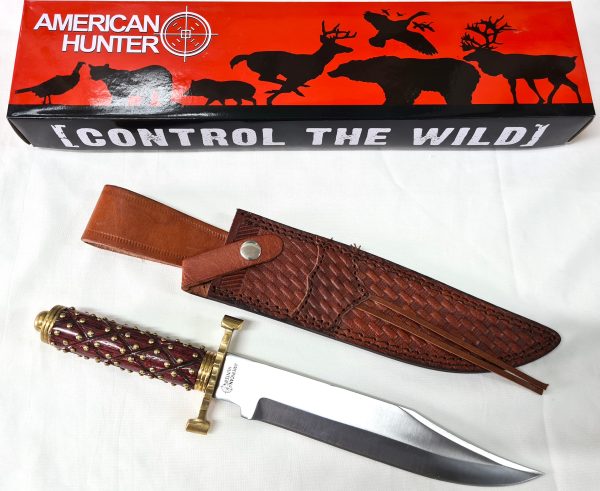 American Hunter Studded Bowie Knife - Image 2