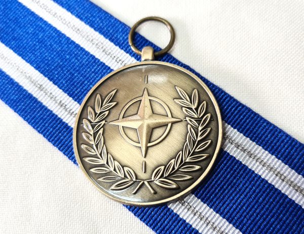 NORTH ATLANTIC TREATY ORGANISATION ISAF MEDAL AUSTRALIAN REPLICA NATO