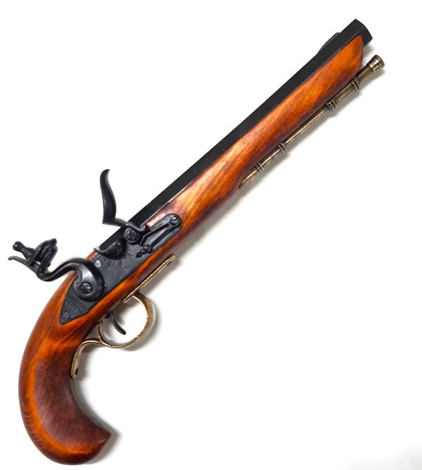 DENIX KENTUCKY BLACKPOWDER FLINTLOCK PISTOL, 1750s REPLICA WAR OF INDEPENDENCE - Image 2