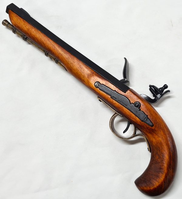 DENIX KENTUCKY BLACKPOWDER FLINTLOCK PISTOL, 1750s REPLICA WAR OF INDEPENDENCE - Image 5