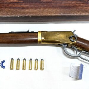 KOLSER WESTERN LEVER ACTION REPLICA RIFLE WINCHESTER CARABINE USA 1892 BRONZE WITH FAUX WOOD HANDLE & STOCK 1063-LX