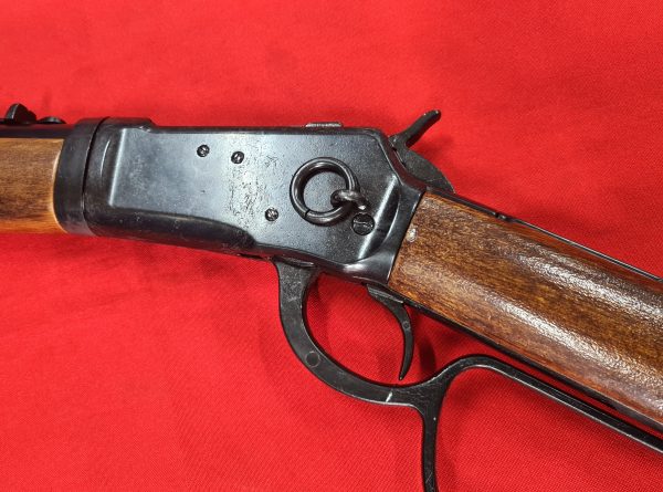 KOLSER WESTERN LEVER ACTION REPLICA MARE'S LEG RIFLE BLACK WITH FAUX WOOD HANDLE & STOCK - Image 3