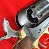 US Western Confederate 1862 Colt Navy revolver .36 pistol in brass tone and antiqued grey black metal with gift box by Kolser