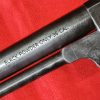 US Western Confederate 1862 Colt Navy revolver .36 pistol in brass tone and antiqued grey black metal with gift box by Kolser
