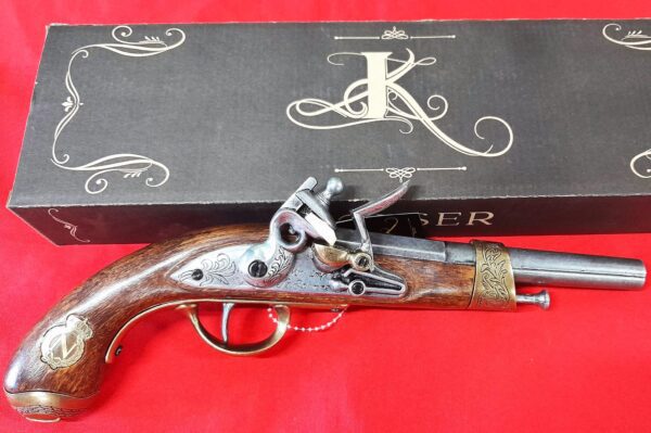 KOLSER REPLICA 1800s NAPOLEONIC FRENCH FLINTLOCK PISTOL 1120