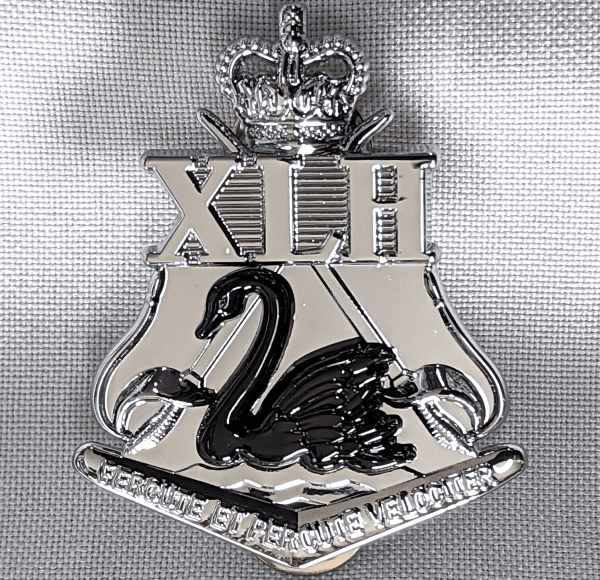 10th Light Horse Regiment hat badge for uniform - full size - Australian army