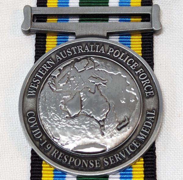 Western Australia Police Force Covid 19 Response Service Medal replica WAPOL