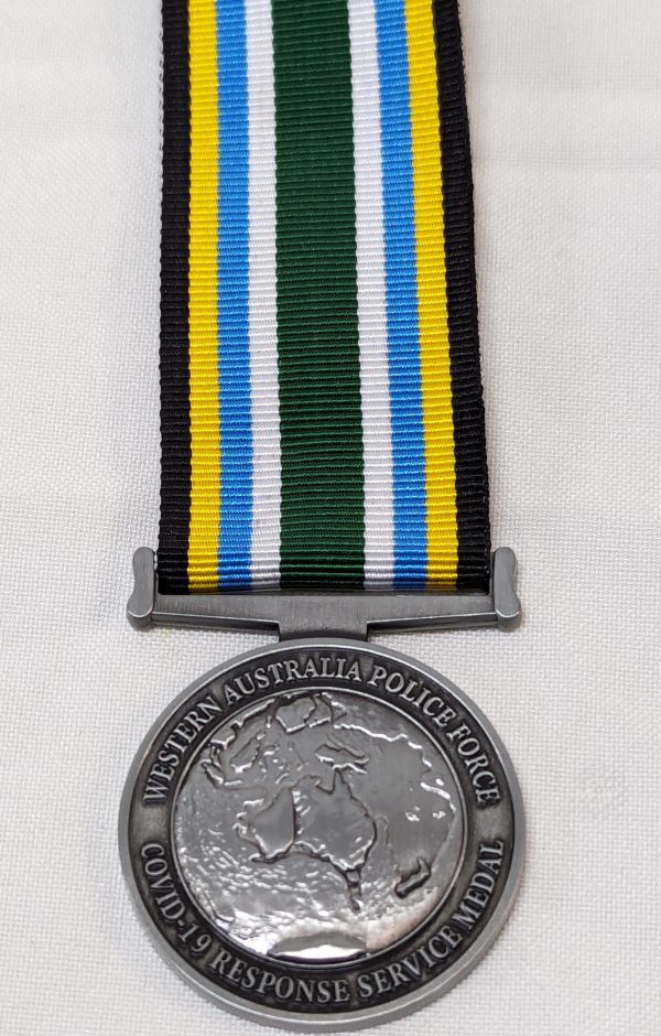 Western Australia Police Force Covid 19 Response Service Medal replica WAPOL - Image 2