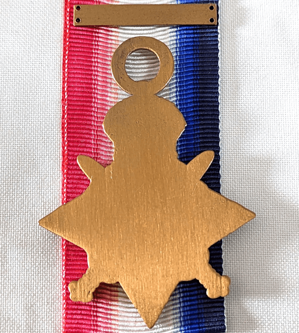 WW1 British & India medal replica 1914 Star Mons Clasp army navy air force - Image 4