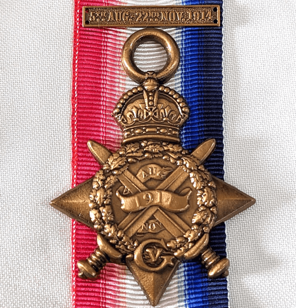 WW1 British & India medal replica 1914 Star Mons Clasp army navy air force