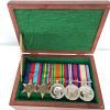 WOODEN JARRAH MEDAL BOX - WAXED - Image 5