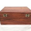 WOODEN JARRAH MEDAL BOX - WAXED - Image 8
