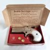 KOLSER PERCUSSION CAP PISTOL DERINGER HANDGUN - NICKEL WITH PEARL GRIP - Image 2