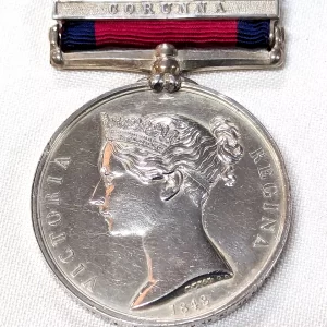 1st Foot Guards British Army Military General Service Medal Napoleon War Corunna Sergeant Benjamin Hodson