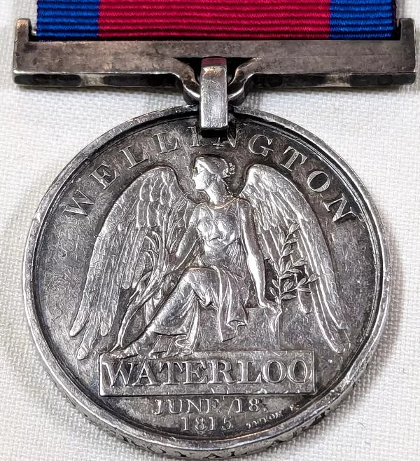 Battle of Waterloo Medal to James Brown Royal Artillery Drivers British Army