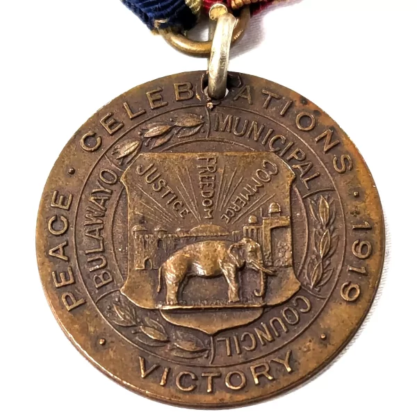 Bulawayo Municipal Council WW1 Victory Medal 1919 Southern Rhodesia