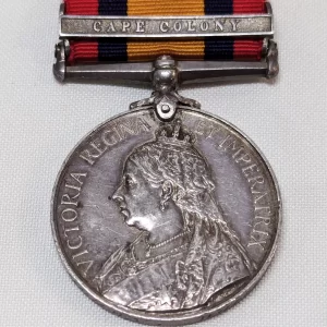 Captain Brown Warrens Mounted Infantry Boer War Queens South Africa Medal