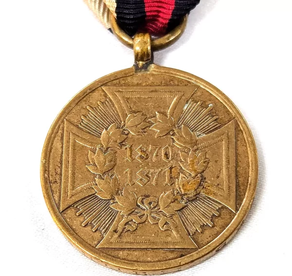 Germany/France 1870 War combattants medal made from captured cannons