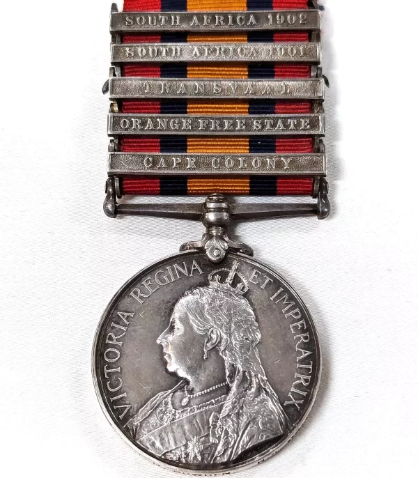 New South Wales Mounted Rifles Australian Boer War Medal 3678 Pte J.H. Bowden