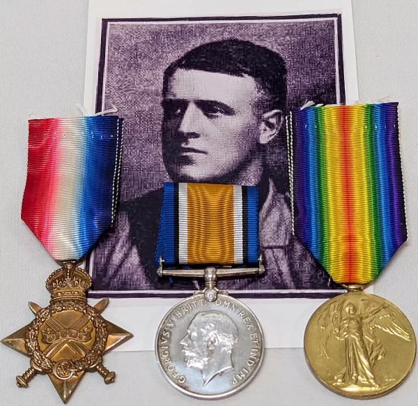 Officer 4th Light Horse killed Gallipoli Borders WW1 Australian & British medals 2nd Lieutenant Norman Crosland Ampt