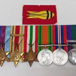 Rare WW2 Bomb and Mine Clearance 1945 - 49 General Service medals 73520 Sgt S Barmes RAF served Africa