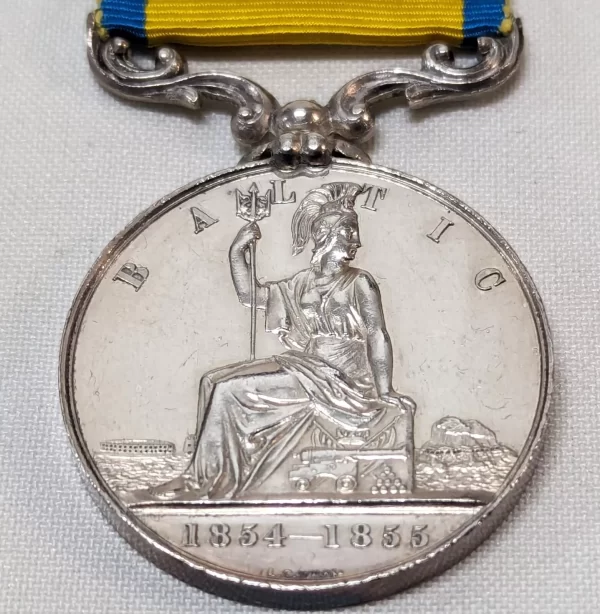 Vintage British Baltic Medal - 1854 Crimean War era