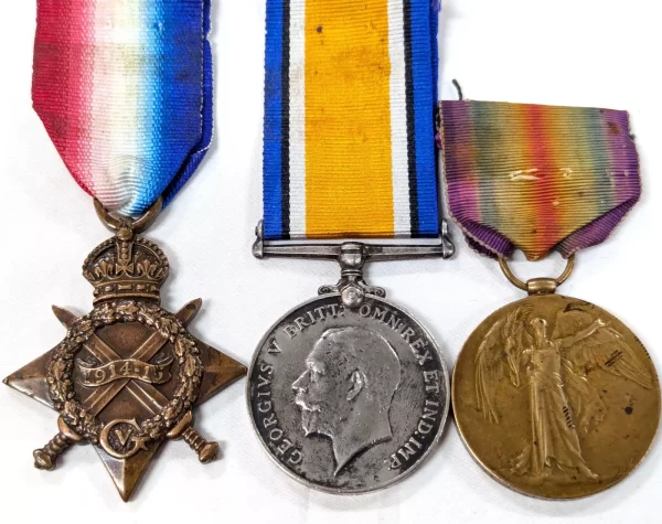 WW1 Battle of Falkland’s & Baltic 1919 medals J.12767. S Strange HMS Carnarvon Royal Navy