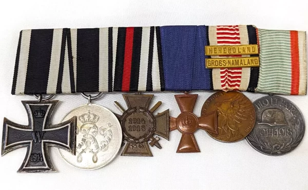 WW1 German Iron Cross & South-West Africa service medal group