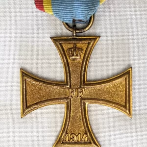 WW1 German MECKLENBURG-SCHWERIN. Military Merit Cross, II class, on combat medal