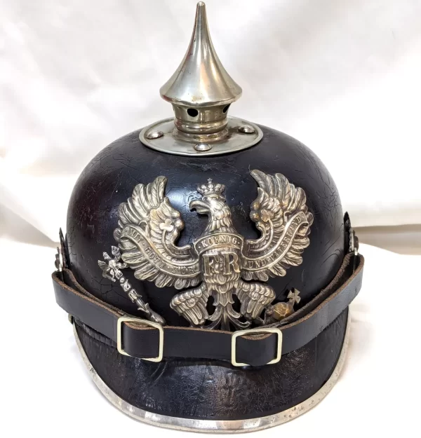 WW1 era German Kingdom of Prussia spiked helmet - Pioneer's enlisted Pickelhaube